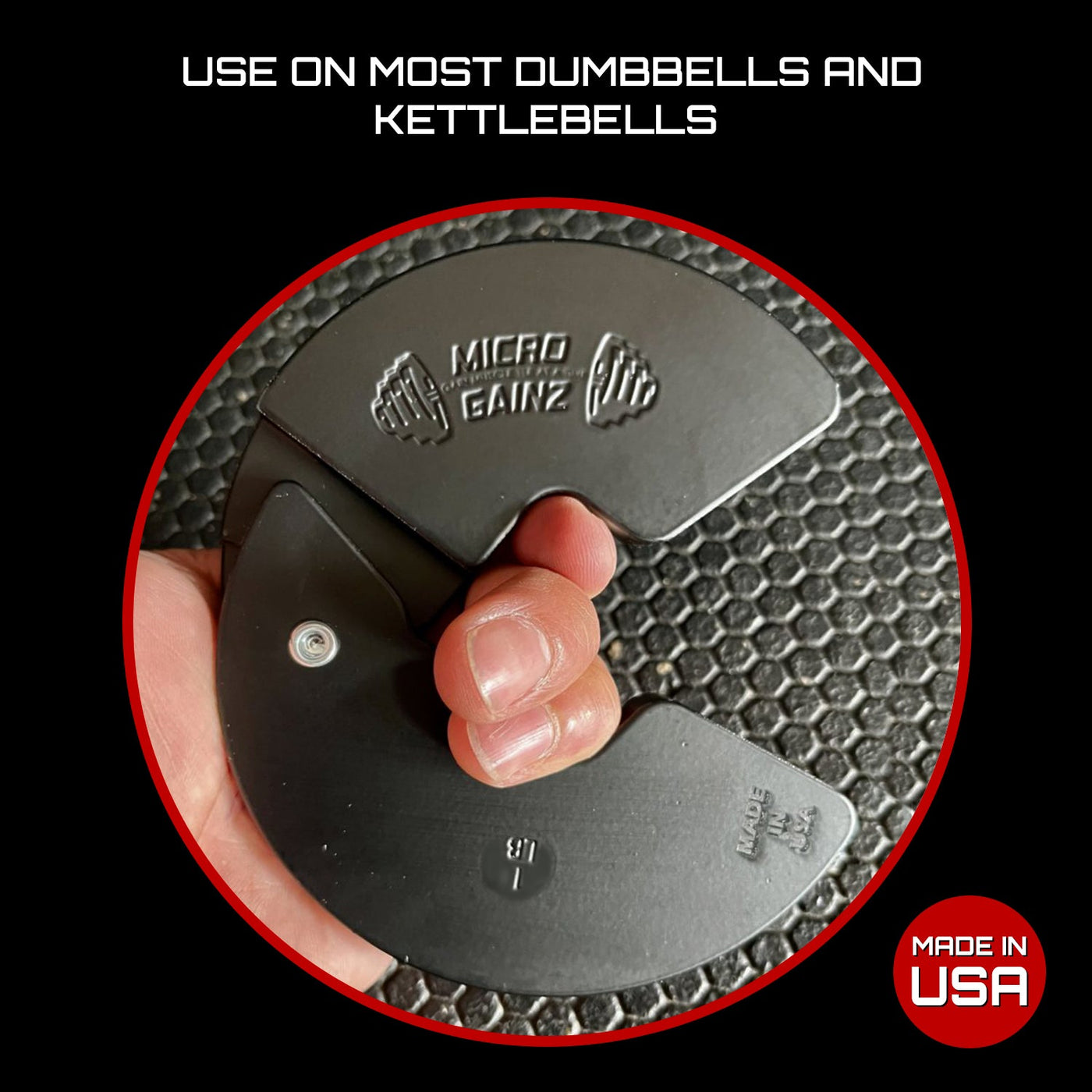 Micro Gainz 1LB Dumbbell Fractional Weight Plates