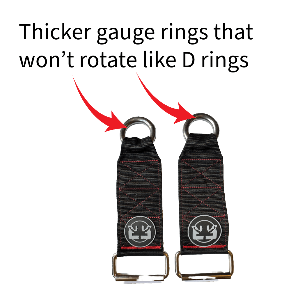 Rear Loading Strap Loading Straps (Pair) - Weight It Out