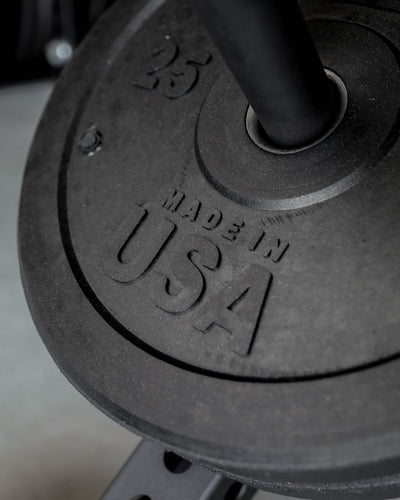 Thick USA Made Bumper Olympic Weight Plate Pairs