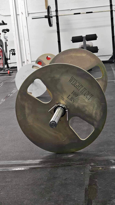 100 Pound Solid Steel Weight Plate Single Plate