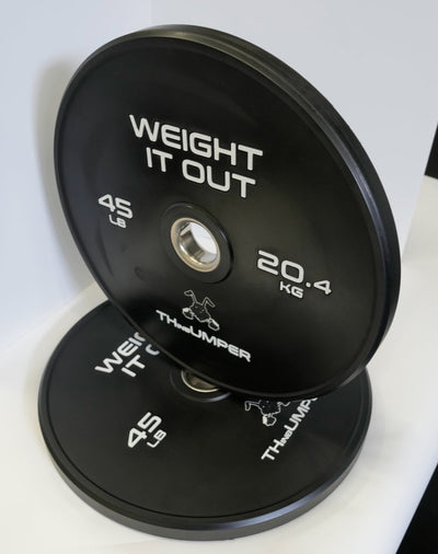 'Thumper' Thin Bumper Weight Plate Sets. (Thinnest Bumper Plates Ever!) Preorder