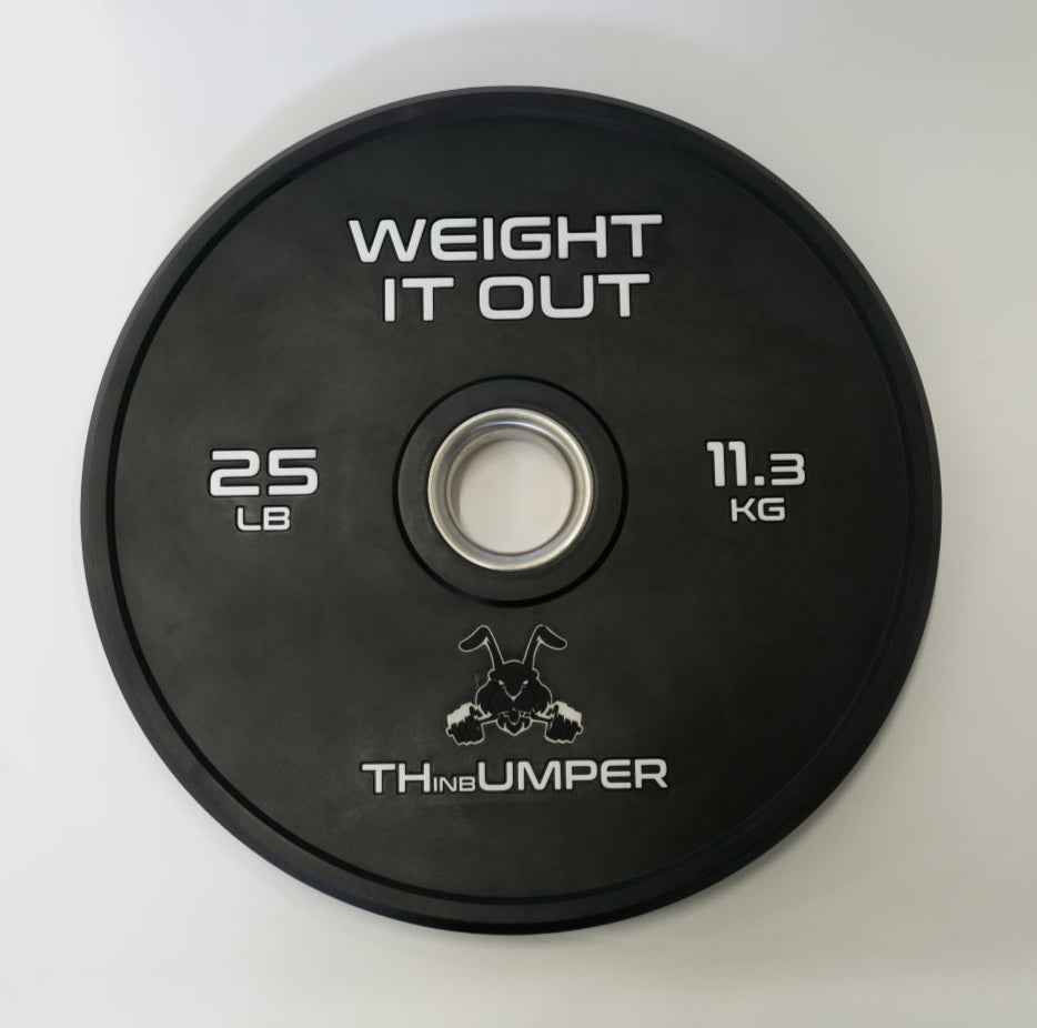 'Thumper' Thin Bumper Weight Plate Sets. (Thinnest Bumper Plates Ever!) Preorder