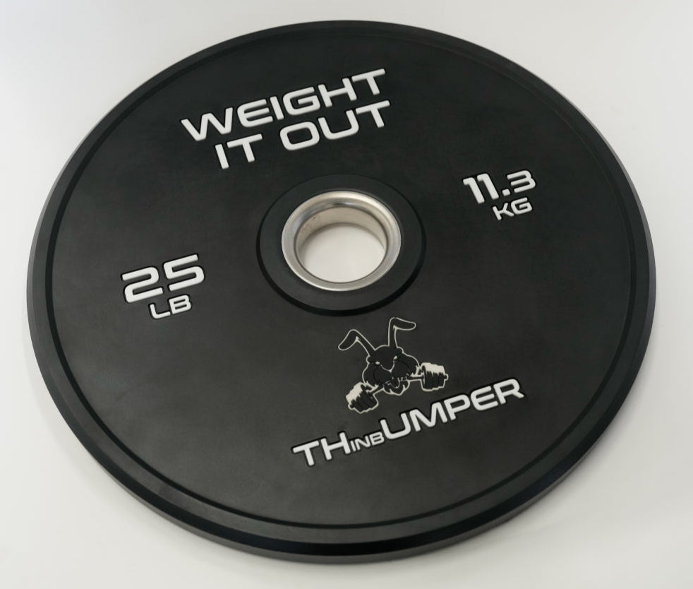 'Thumper' Thin Bumper Weight Plate Sets. (Thinnest Bumper Plates Ever!) Preorder