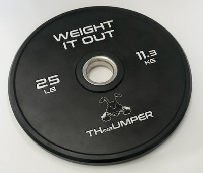 'Thumper' Thin Bumper Weight Plate Sets. (Thinnest Bumper Plates Ever!) Preorder