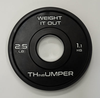 'Thumper' Thin Bumper Weight Plate Sets. (Thinnest Bumper Plates Ever!) Preorder