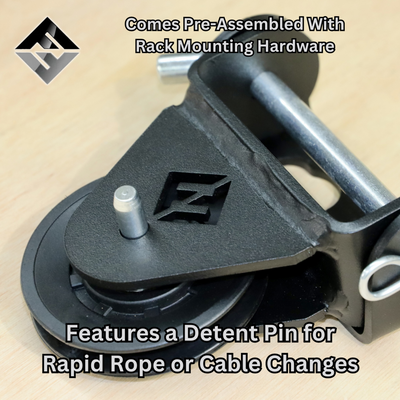 Rack Mounted Swivel Pulley