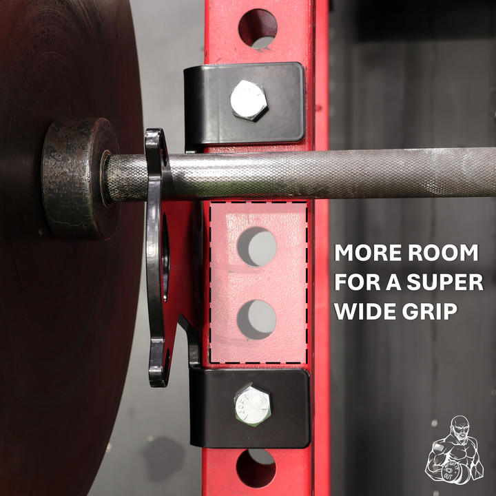 J-Cup Hook Attachment Barbell Holder/Squat Rack Solid Steel USA Made P - Weight It Out J-Cup Hook Attachment Barbell Holder/Squat Rack Solid Steel USA Made P - Weight It Out