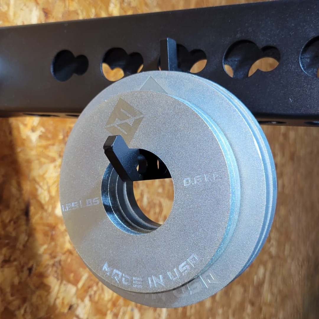 IronKeep QuickHANG Storage Hook – ¼” USA Steel Quick-Attach Rack Hook for Weight Plates, Bands & Cable Attachments