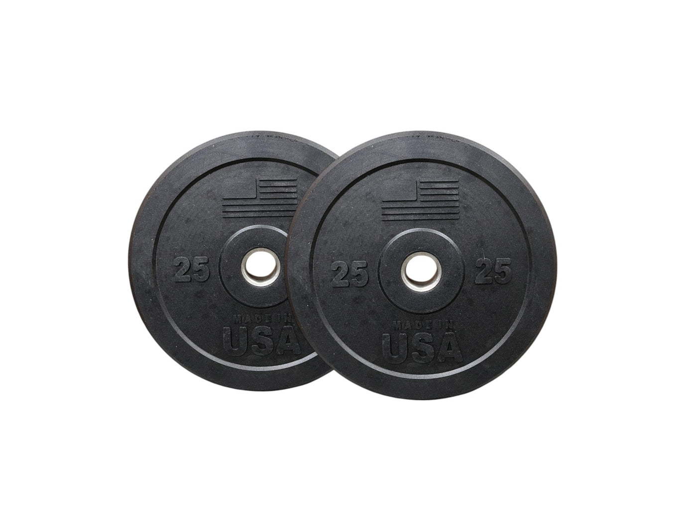 Thick USA Made Bumper Olympic Weight Plate Pairs