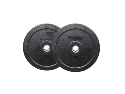 Thick USA Made Bumper Olympic Weight Plate Pairs