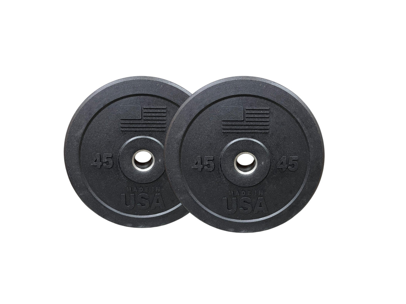 Thick USA Made Bumper Olympic Weight Plate Pairs