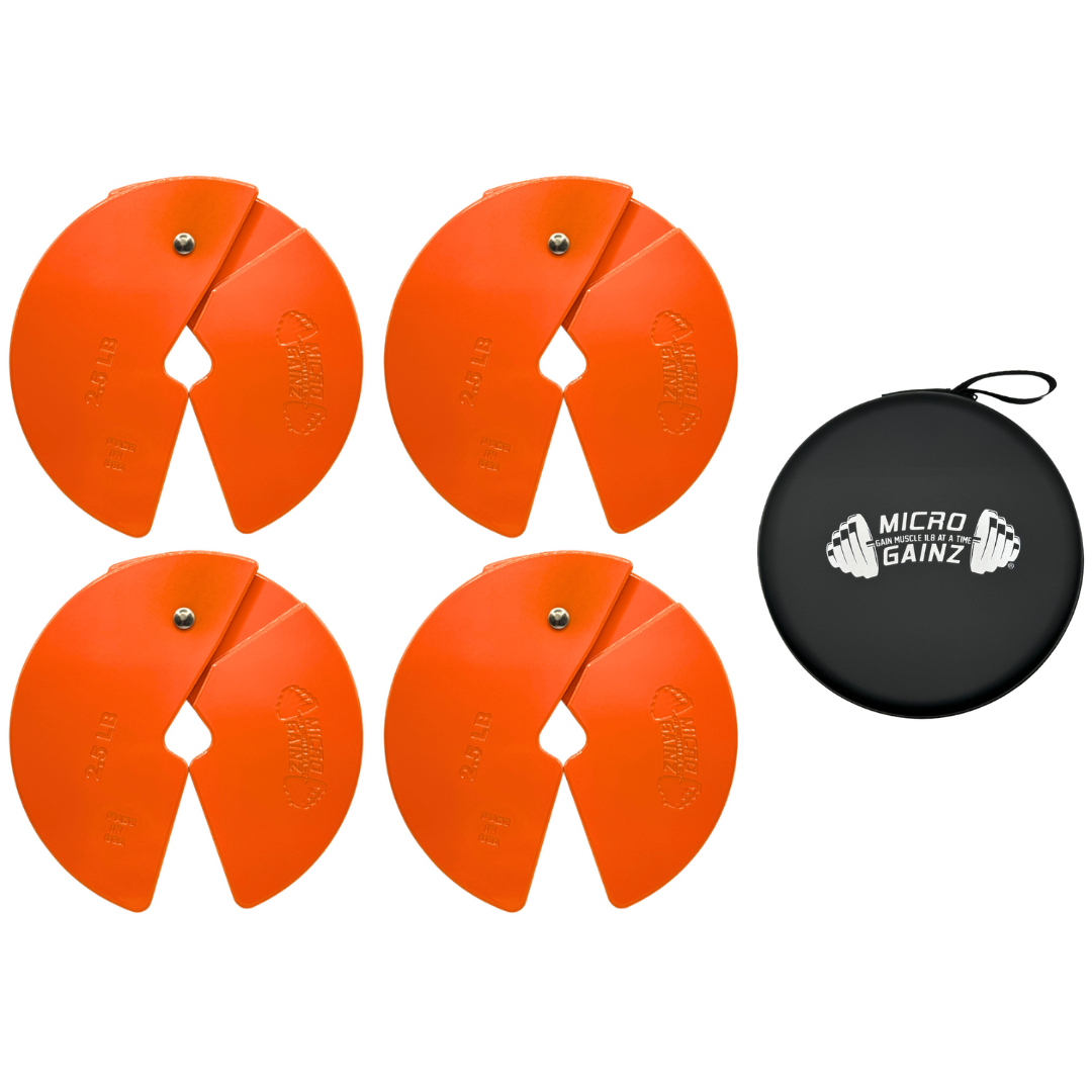Micro Gainz Orange 2.5LB Dumbbell Fractional Weight Plates