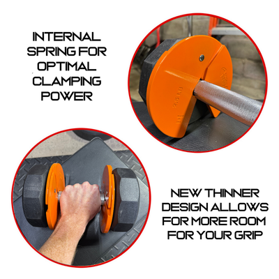 Micro Gainz Orange 2.5LB Dumbbell Fractional Weight Plates