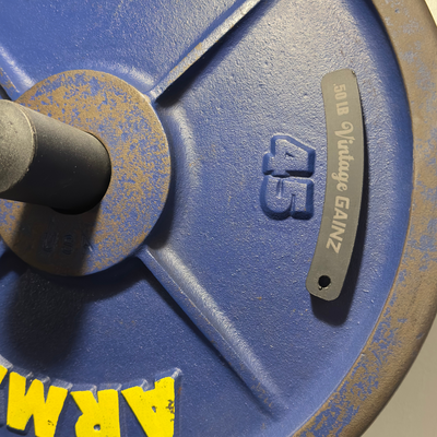 Vintage Gainz .50LB Magnetic Weight Plate Set
