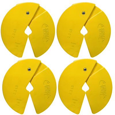 Micro Gainz Yellow 2.5LB Dumbbell Fractional Weight Plates