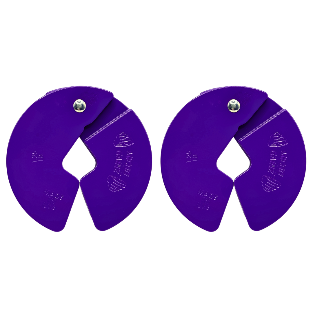 Micro Gainz Purple 1.25LB Dumbbell Fractional Weight Plates