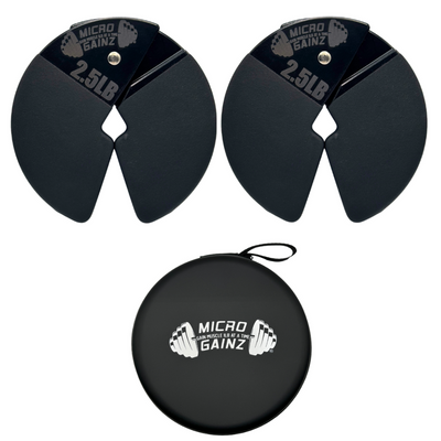 Micro Gainz PVC Dip Coated 2.5LB Dumbbell Fractional Weight Plates