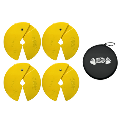 Micro Gainz Yellow 2.5LB Dumbbell Fractional Weight Plates