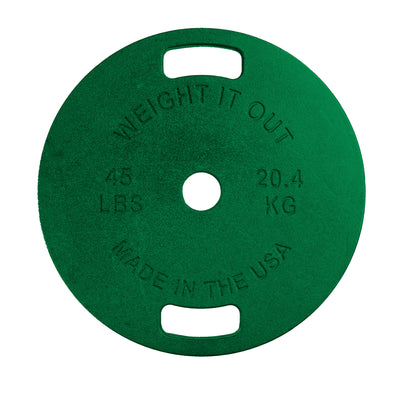 Cast Iron Machined Weight Plate Pairs