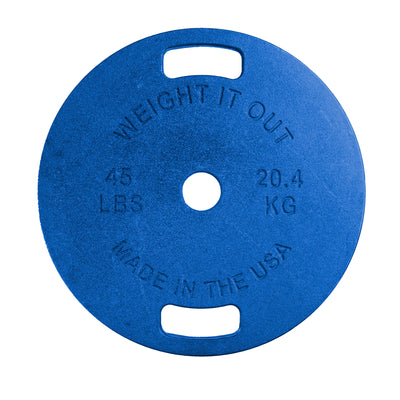 Cast Iron Machined Weight Plate Pairs