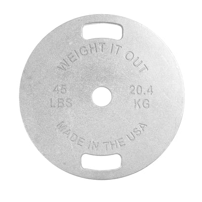 Cast Iron Machined Weight Plate Pairs