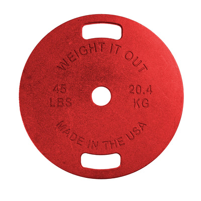 Cast Iron Machined Weight Plate Pairs