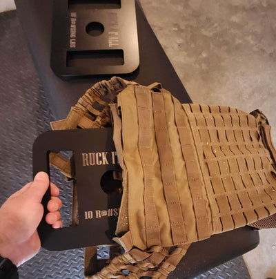 10 LB Weight Vest Plate With Center Hole And Handle