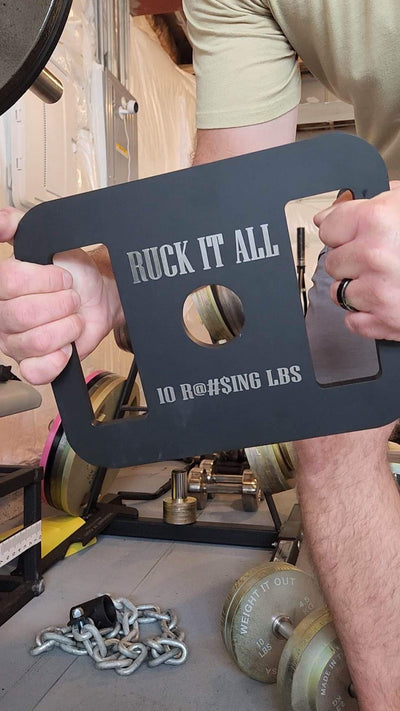 10 LB Weight Vest Plate With Center Hole And Handle