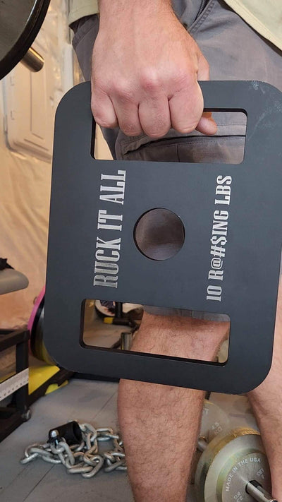 10 LB Weight Vest Plate With Center Hole And Handle