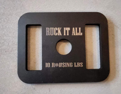 10 LB Weight Vest Plate With Center Hole And Handle