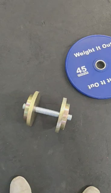 Dumbbell Standard 1" Handle Screwable Pair