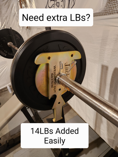 "JackAxe" Thin Multifunctional Deadlift Barbell Jack