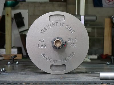45 LBs Cast Iron Weight Plate Pair (Free Shipping!)