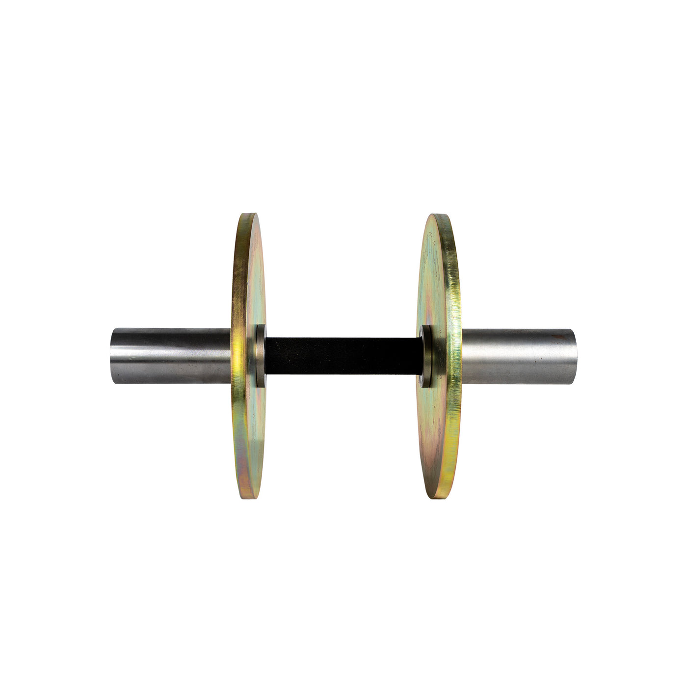 Premium Olympic Loadable Solid Steel One Piece Set (Of 2) Dumbbells
