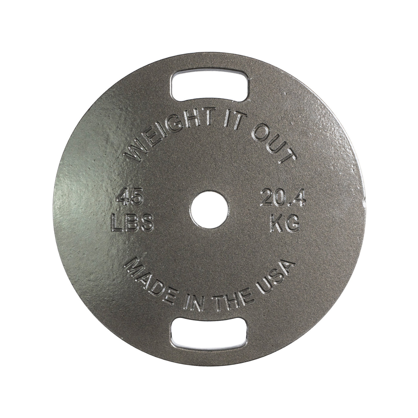 45 LBs Machined Cast Iron Weight Plate Pair (Free Shipping!)