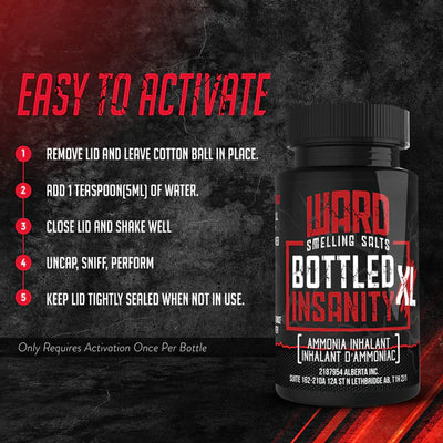 Ward Smelling Salts Bottled Insanity XL Bottle