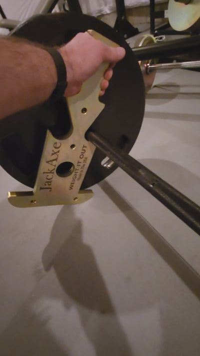 "JackAxe" Thin Multifunctional Deadlift Barbell Jack