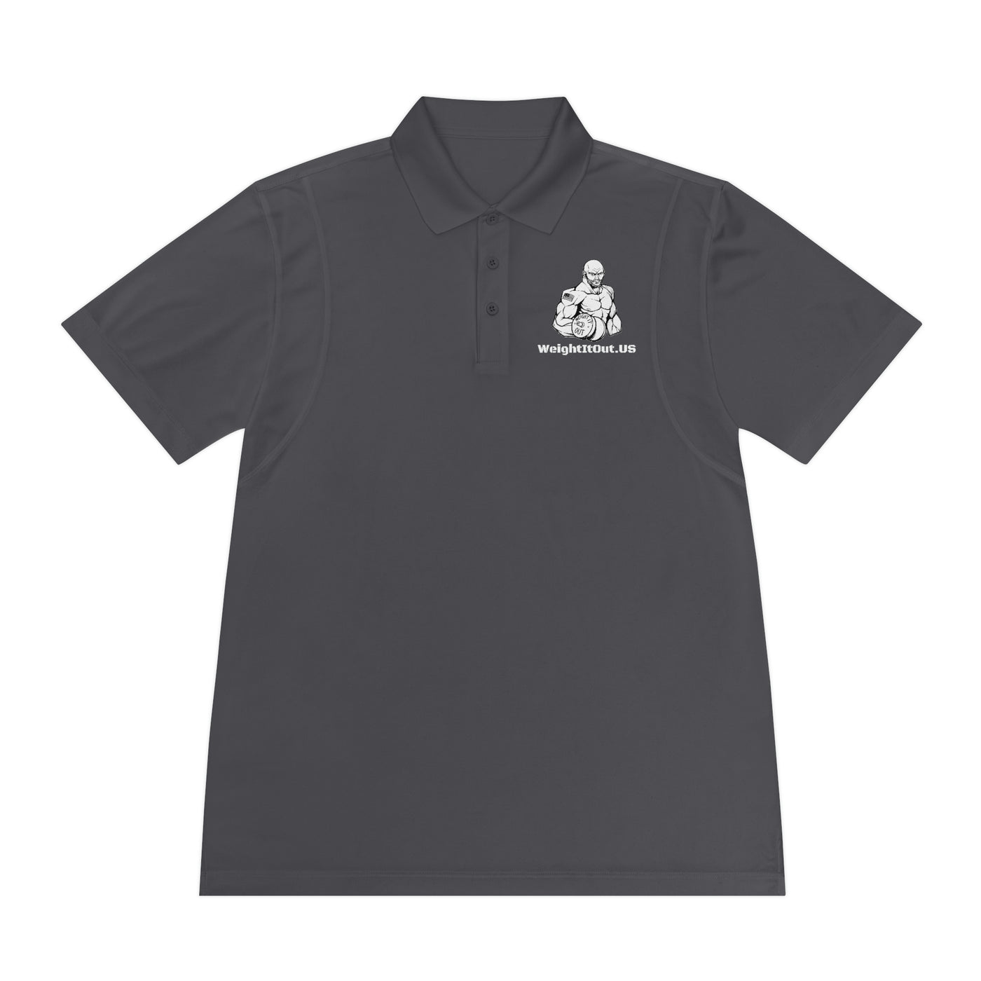 Weight It Out Men's Sport Polo Shirt